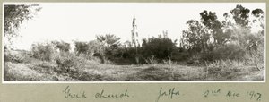Église grecque, Jaffa, 2 décembre 1917 - Capt. Arthur Rhodes